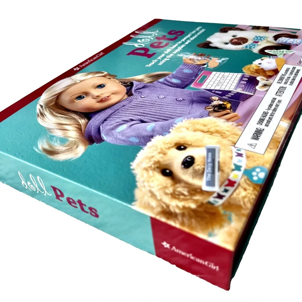 American Girl Doll Pets Teach your doll how to pamper her pets Activity Set NEW - Picture 2 of 6